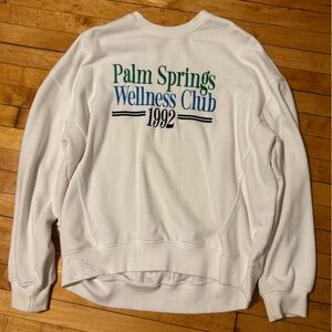 Women’s Garage White Crewneck (size small)